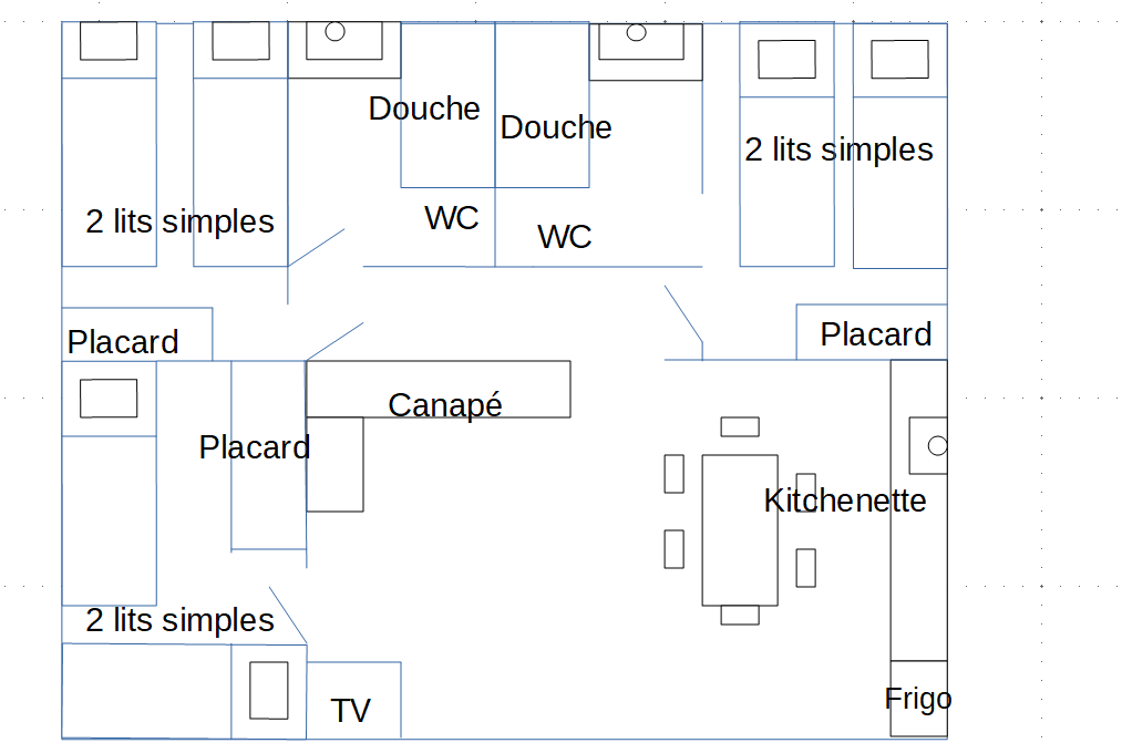 Plan chalet 3 chambres